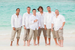 Bobby and Groomsmen on Beach in Punta Cana