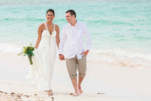 Bobby and Laura on the Beach in Punta Cana