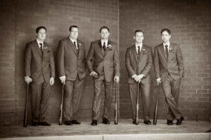 Ryan and his groomsmen